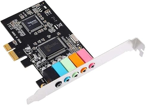 5.1 PC Internal Sound Card for Windows XP/7/8/10 3D Stereo Audio Card CMI8738 Chip 32/64 bit PCI Express So pci-e Audio Card