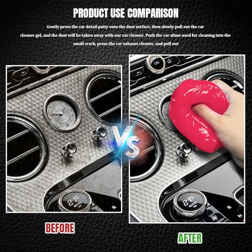 QZTYTY Gel de limpeza de carro, material de limpeza de carro, massa de limpeza de carro, kit univers