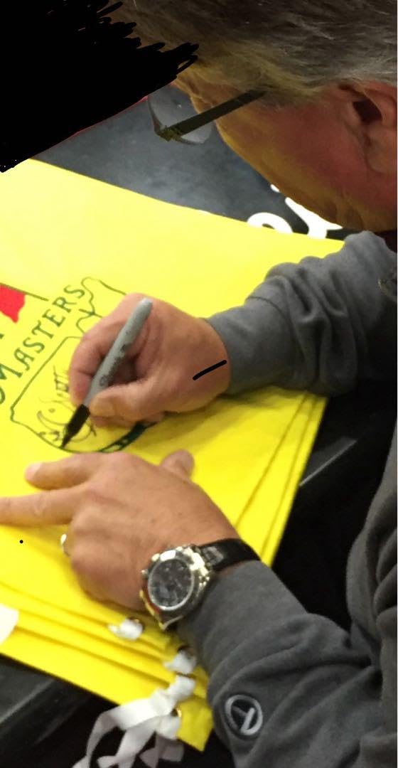 マスターズ2006年スコッティキャメロンサイン入り旗