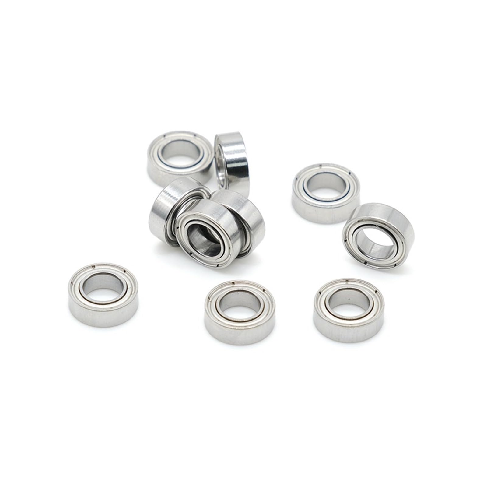 Rodamiento de bolas de ranura profunda en miniatura de acero inoxidable SMR95ZZ de 5 x 9 x 3 mm (10 unidades)