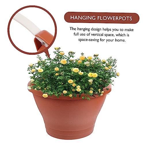 Pot de fleur suspendu anti chute jardinière murale pour balcon