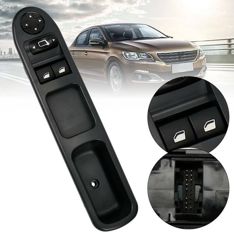 Bouton de commande pour Peugeot 207 lève-vitre électrique bloqué 6554.QA - 7