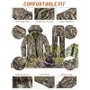 NEW VIEW Size L Leaf Camo Hunting Suit and Bow Hunting Backpack