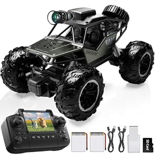 Lakylaky voiture FPV 1/16 avec caméra, écran et 2 batteries