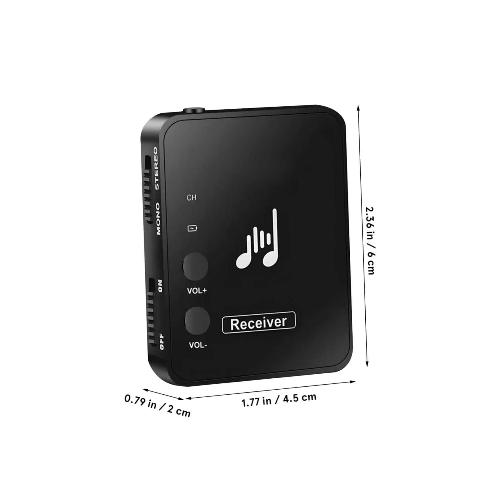 BESTonZON du Système De Streaming Système IEM De Récepteur De Intra-auriculaire Récepteur Et Émetteur Audio sans Fil Système Stéréo Black Abdos