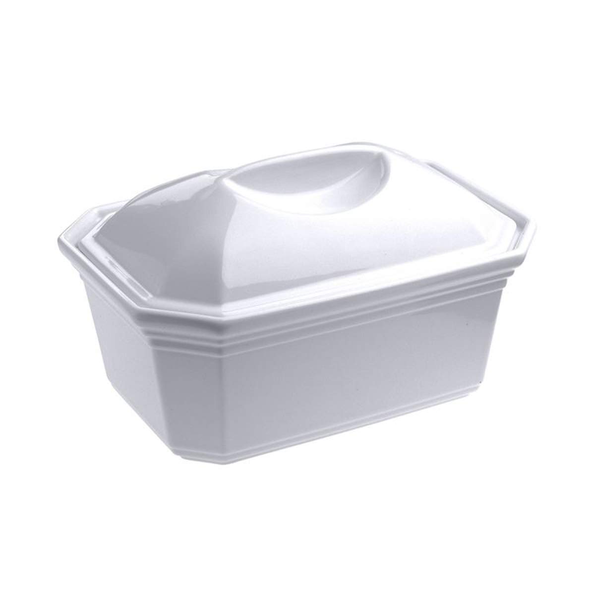 Visiodirect Lot de 2 terrines en Porcelaine avec Couvercle - 107cl