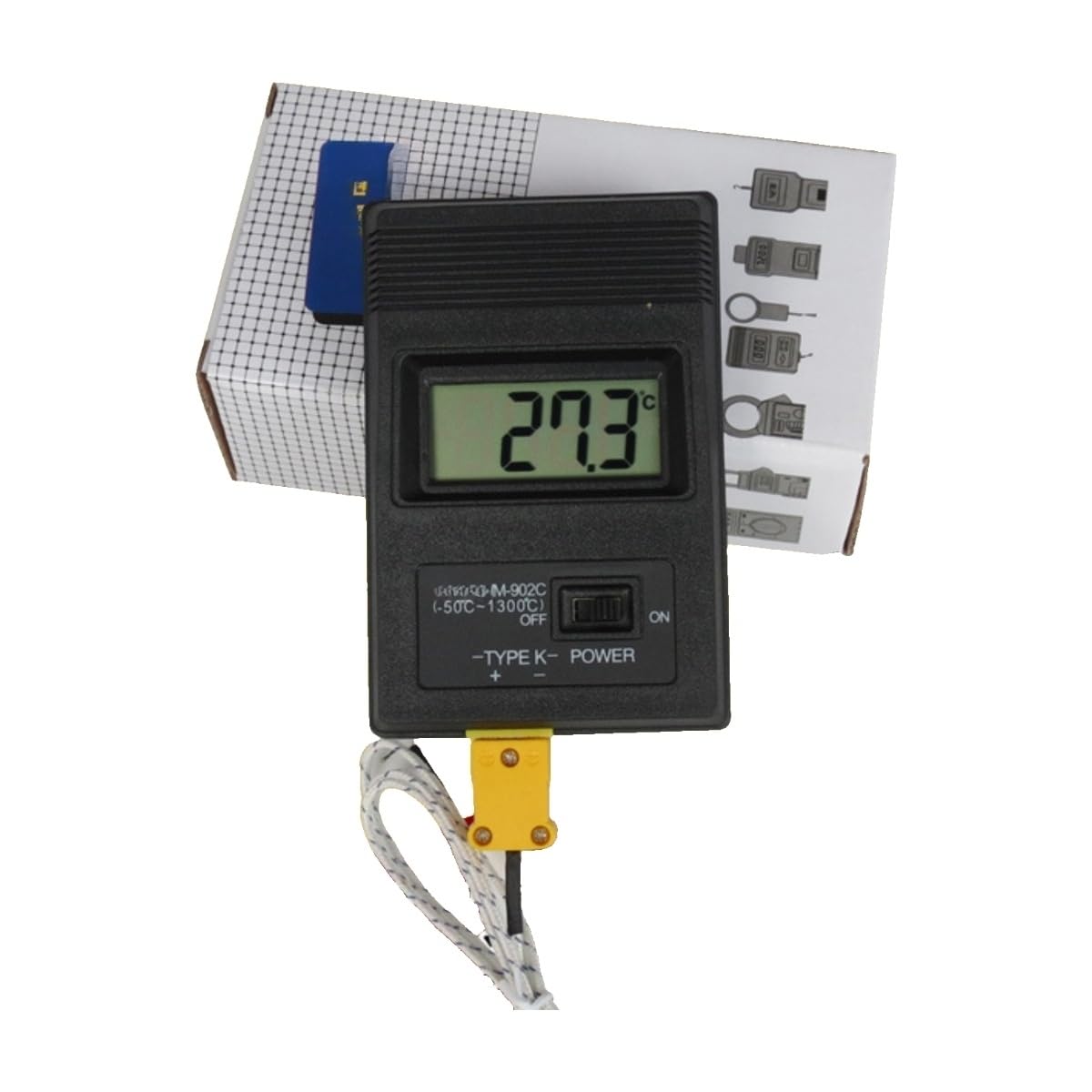 K-Typ-Thermoelement, industrielles Digitalthermometer mit hoher Präzision TM-902C