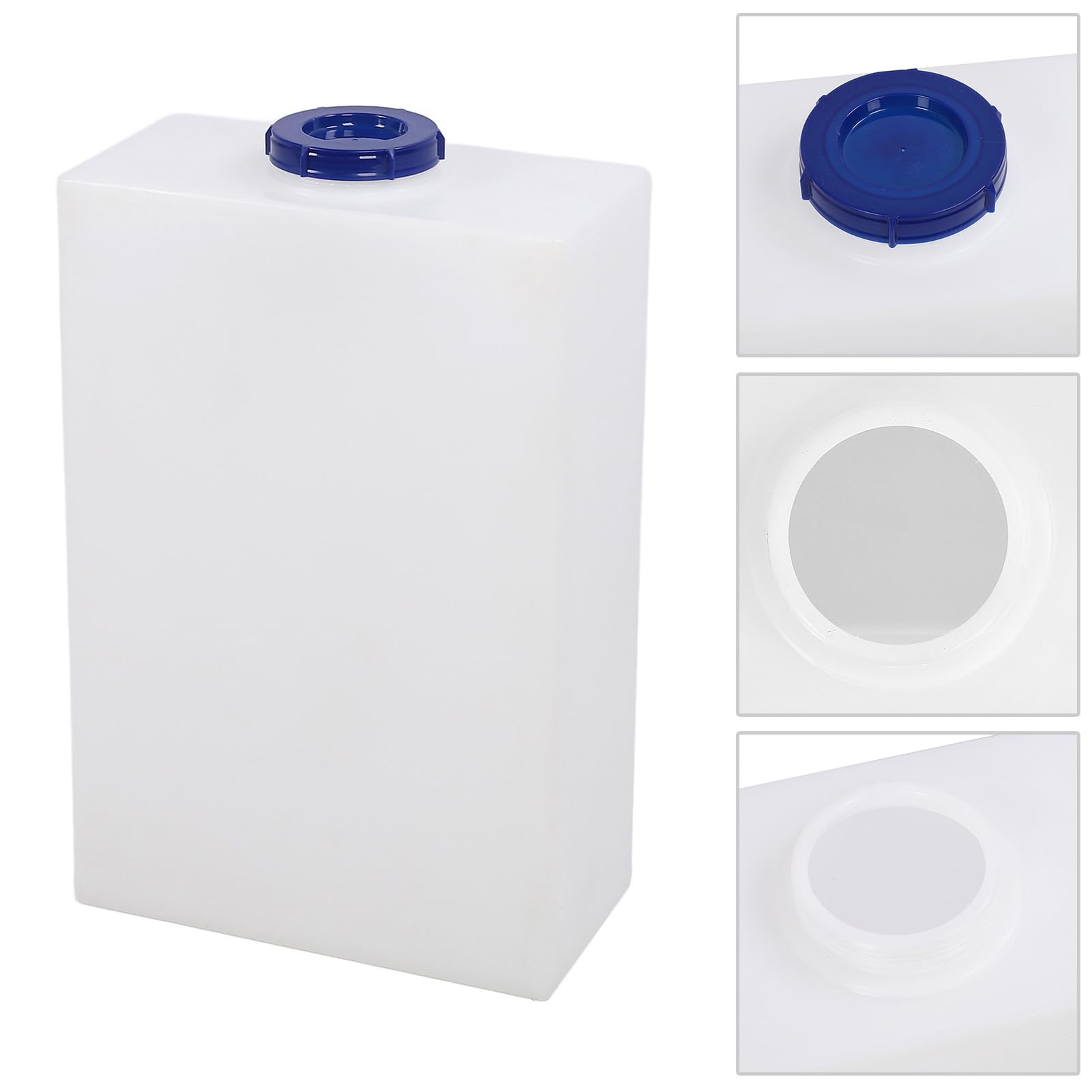 Akozon Tanque de Agua RV de 12 Galones, Excelente Sellado, Resistente a la Intemperie, Contenedor de Almacenamiento de Agua, Remolque, Autocaravana, Barco y Yate