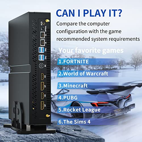 Image of msecore Mini PC with Core i9-12900F, 64G DDR5 RAM 1T PCIE 4.0 SSD, Geforce RTX 3060 12G Desktop Computer, 2* HDMI, 2* DisplayPort, WiFi 6e, 8K, BT, Windows 11 Pro