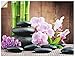 Produktbild ARTland Wanddeko Wandtattoo selbstklebende Vinylfolie 60x45 cm Zen Asien Asiatisch Wellness Spa Bambus Natur Steine Orchideen T5OO