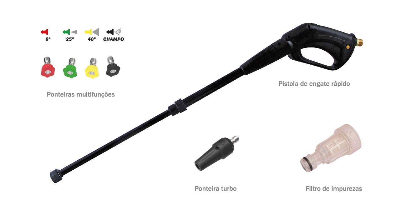 Kawapower Hidrolimpiadora de Alta presión 2500 W