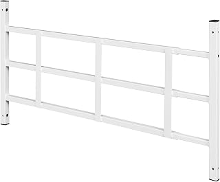 Prime-Line Segal S 4752 Fixed Child Safety Window Guard, Adjustable 23.5-38" Wide, Non-Egress White Steel Bars, Tamper-Resistant