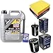 Produktbild QR-PARTS 69409075 Filter Set Inspektionspaket 5 Liter Motoröl Top Tec 4100 5W-40 SCT Germany Kraftstofffilter Luftfilter Ölfilter