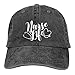 NVJUI JUFOPL Unisex Nurse Life Hat, Adjustable Washed Baseball Cap for Men Women Black