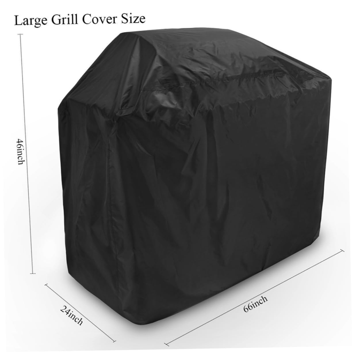 Didiseaon Copertura per Barbecue Rettangolare da Esterno con Borsa Portaoggetti Oxford Protegge dal Pioggia e Foglie