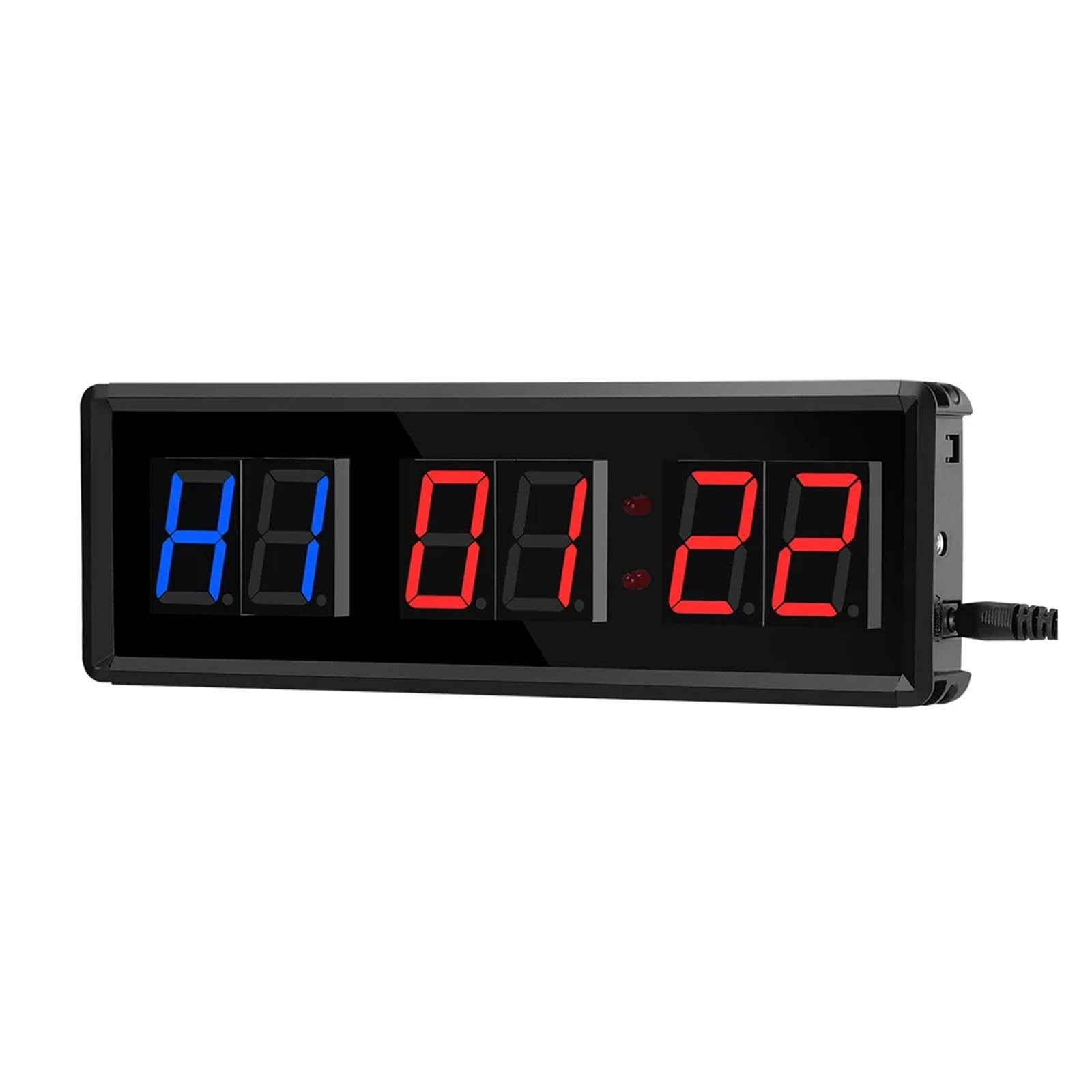 JVDDI Portable Gym Workout Timer, Fitness Clock Count Down/Up Clock Stopwatch With Remote Sports Training Garage Interval Timer