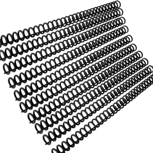 バインダーリング 30個 30穴ルーズリーフバインダーリング、ブックリング、鍵、インデックスカード、学校、自宅、またはオフィス用の小さなバインダーリング(ブラック)