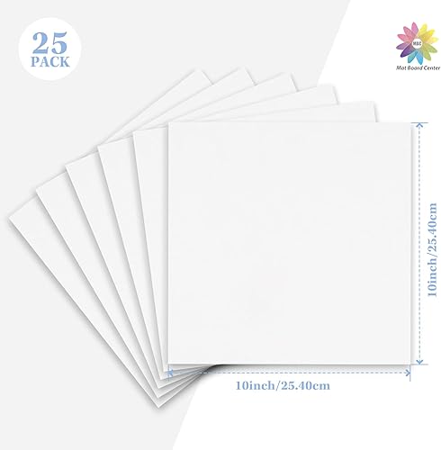 Miniatura 36 de Mat Board Center, paquete de 25 hojas de cartón corrugado de 6 x 9, 1/8 de pulgada de grosor, insertos de cartón plano para correo, embalaje