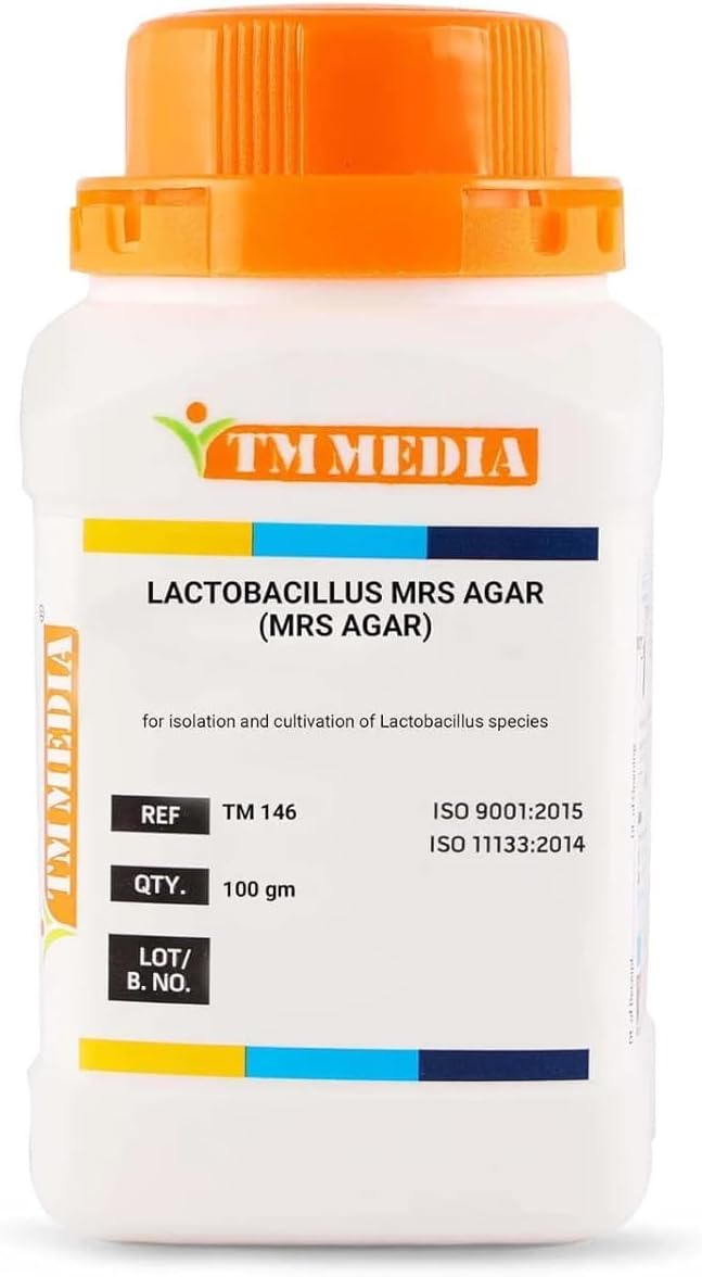 TM MEDIA - LACTOBACILLUS MRS AGAR (MRS AGAR) (100 gm)