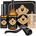 Bartwachstum Kit Bartpflege Set für Männer, Jane Choi Bart Derma Roller Geschenk Set für Wachstum und Verdickung, Beard Growth Kit mit 60ML Bartwachstum Serum/Bart Balsam/Bartroller/Bartkamm/Schere