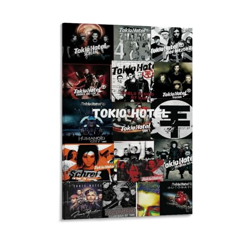 WAPRXONI Tokio - Póster decorativo de hotel vibrante de alta gama, póster de pared retro, decoración de habitación, pósteres de arte clásico adecuado para adolescentes, salas de estar, dormitorios