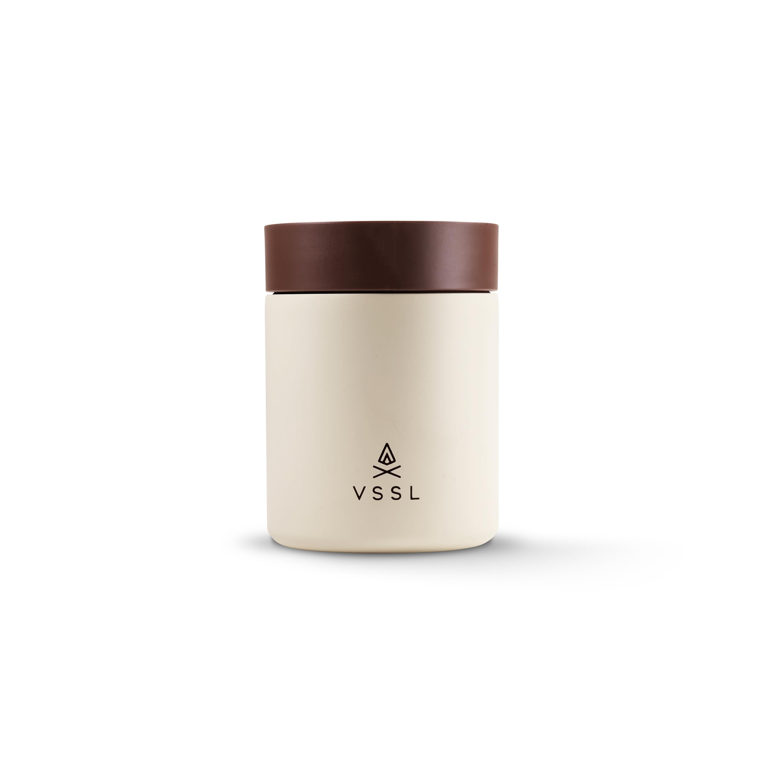 VSSL Nest 10 oz Mug, Stainless Steel, Double Walled, Vacuum Sealed & Integrates Nest Products, Cream