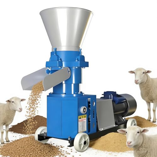 Machine voor het malen van diervoederpellets, pelletpers voor dieren, pelletpers voor kippen en koeien, voor boerderijen en voederfabrieken. 3mm