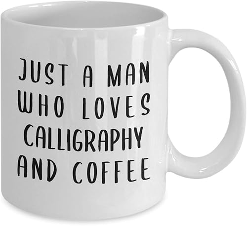 Miniatura 2 de Gifts for Calligraphy Lover Coffee Mug Tea Cup - Calligrapher Writing Lettering Visual Art Design Artist Hobby Passion Hobbyist Funny Cute Gag
