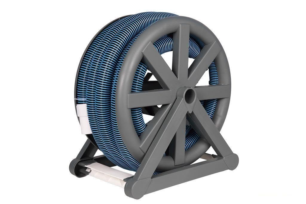 Cofan Enrouleur de tuyau flottant pour piscines | Tuyau flottant avec 13 mètres de longueur | Organisation des accessoires de piscine