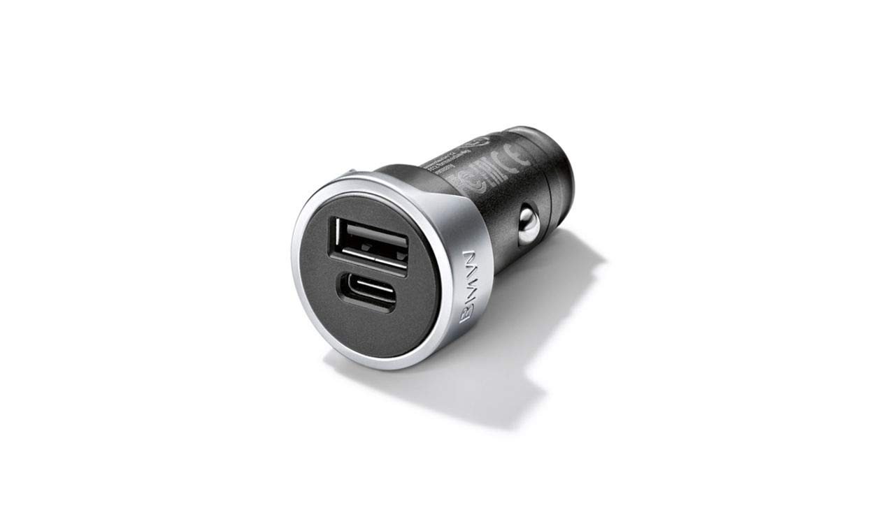 BMW Original Adaptor Socket Dual USB Charger for Types A and C
