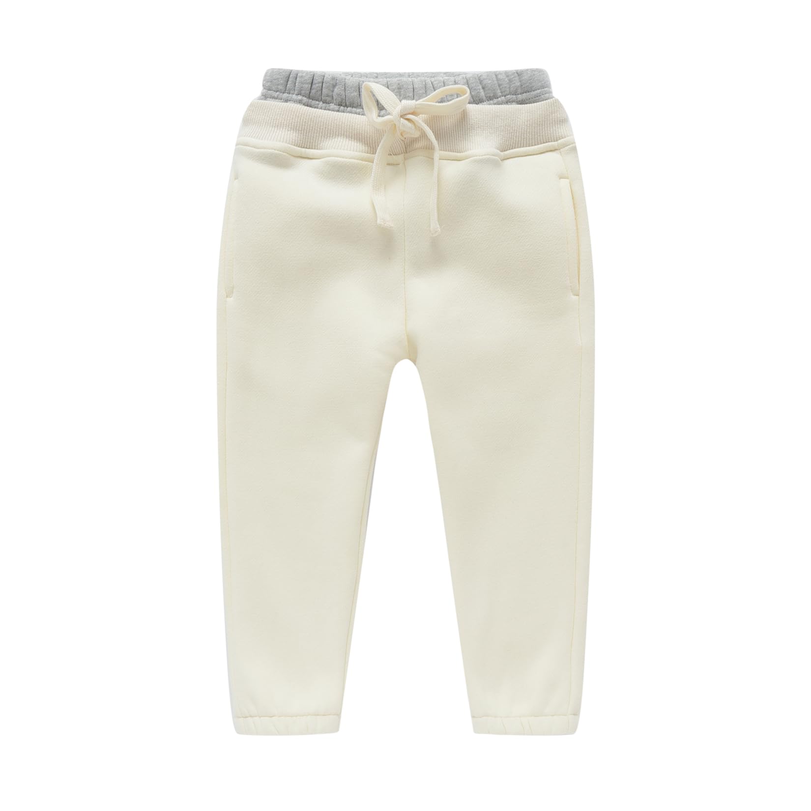Mud Kingdom Kids Fleece Jogger Pants Winter Cute Bear