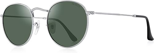Gafas de sol polarizadas redondas pequeñas clásicas para mujeres y hombres, gafas de sol retro vintage