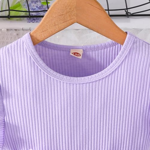 Toddler Girls Dress, Ruffle Sleeveless Summer Baby Girl Fashion Dresses 3-8Y3