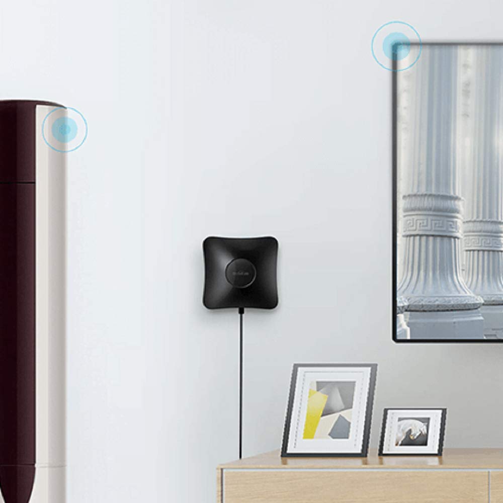Broadlink RM4 pro IR RF 433 MHz (bez szyfrowania, stały kod), WiFi, uniwersalny pilot zdalnego sterowania Smart Home Automation kompatybilny z Alexa i Google Home