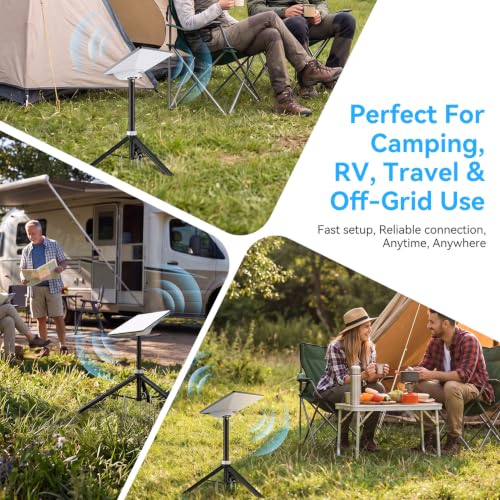 LP Starlink Mini Tripod with Stakes, Portable Tripod Stand Mount Compatible with New and Old Starlink Mini, Aluminum Stand with Carry Bag for Camping RV Travel Outdoor Use by LP - Used condition - Image 9