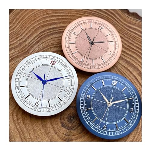 Cadran montre blanc 32mm r&eacute;solution alignement pour ETA2824 PT5000 - 5