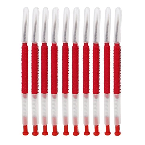 Zentto 10Pcs Transfer needle beekeeping tool bee horn plastic mine fully enclosed transfer needle honeycomb queen transfer breeding