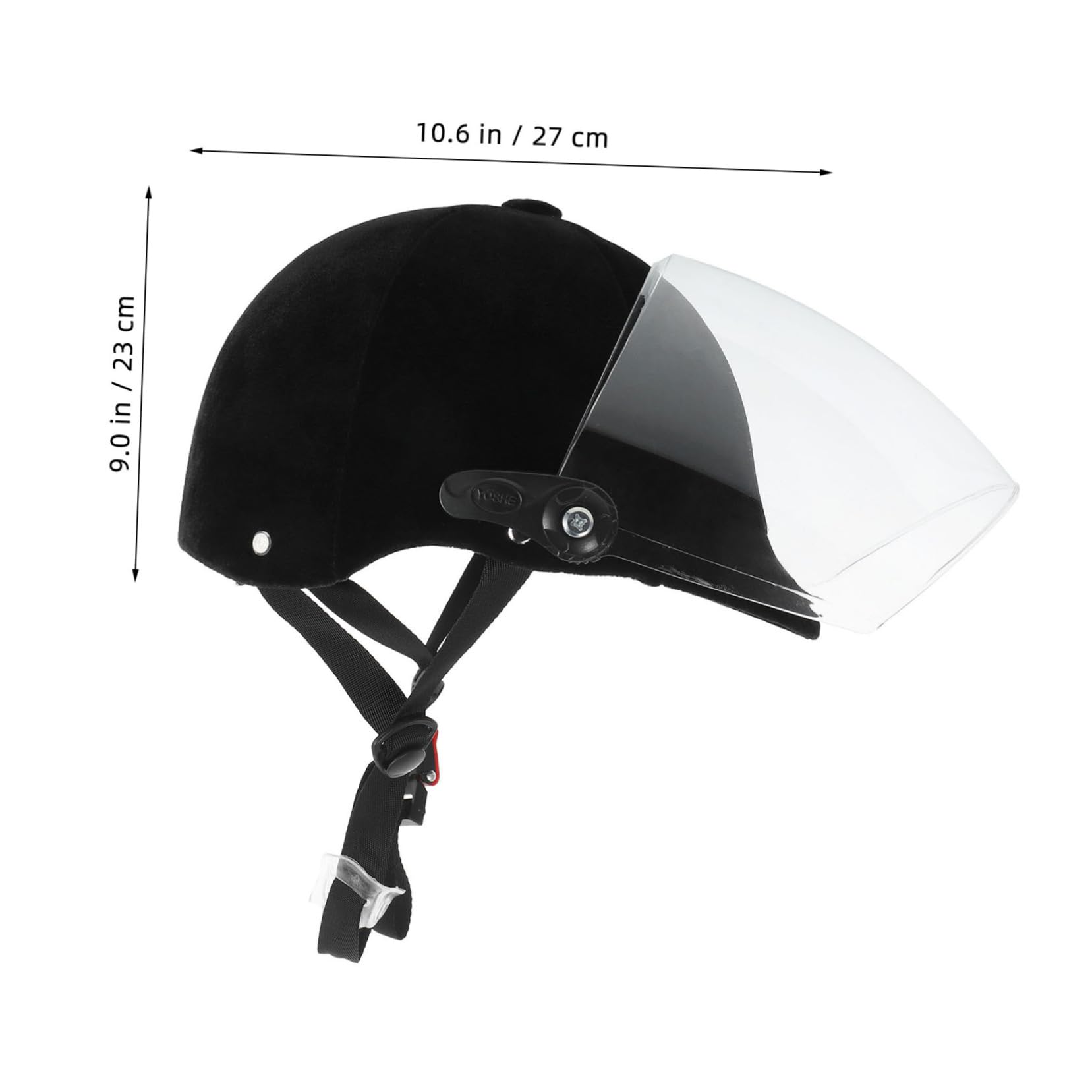 Casco de Equitación para Niños Negro ABS para Montar a Caballo