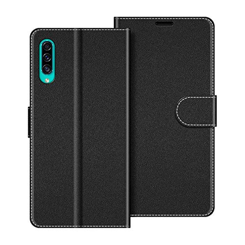 COODIO Funda Samsung Galaxy A30s con Tapa, Funda Movil Samsung A30s, Funda Libro Galaxy A30s Carcasa Magnético Funda para Samsung Galaxy A30s / A50s, Negro Cover