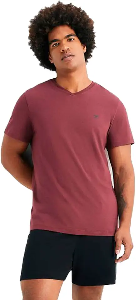 Pijama Masculino Hering Verão Manga Curta Original Vinho M