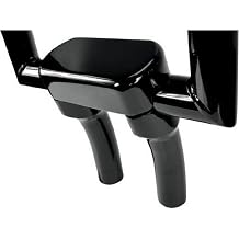 LA Choppers Hefty Handlebar Riser/Top Clamp Kit - 5 1/2in. Tall with 1in. Pullback - Black LA-7446-05B