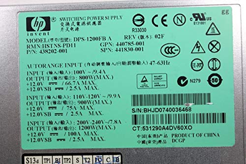 Fuente de Poder HP 438202-001 Dl580g5 800/1200w Renovada miniatura 4