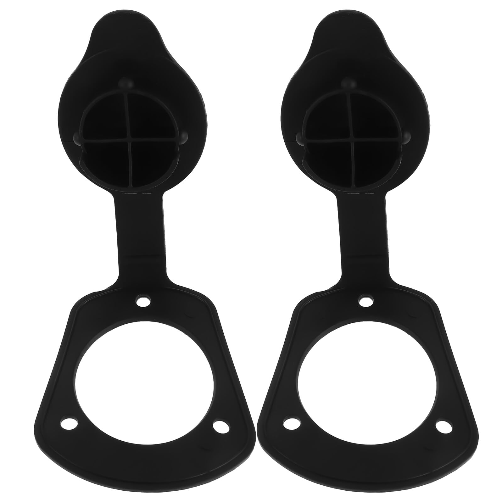 Healifty Tapas de Goma Antideslizantes Kit de 2 Accesorio Estable Montaje Empotrado para Soporte de Caña de Pescar para Cubierta de Barco en Pesca