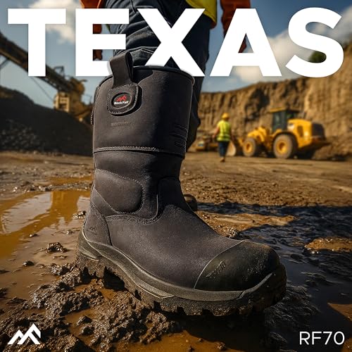Bottes de sécurité imperméables Rock Fall avec isolation thermique