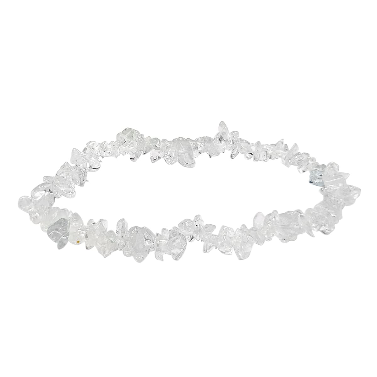 Shubhanjali Crystal Clear Quartz Chips Bracelet 1 Pcs Feng Shui Clear Quartz Chips Stone Elastic Bracelet for Women Girls Men | Gemstone Beads Bracelets for Couple Love (B0BSXNK9CS) Amazon Price History, Amazon Price Tracker