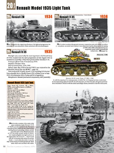 The Encyclopedia of French Tanks and Armoured Fighting Vehicles 1914-1940: Edition en Anglais