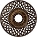 Ekena Millwork CM22RBRBC Robin Ceiling Medallion, 22 1/4"OD x 4 3/4"ID x 1 1/4"P, Hand-Painted Root Beer Crackle
