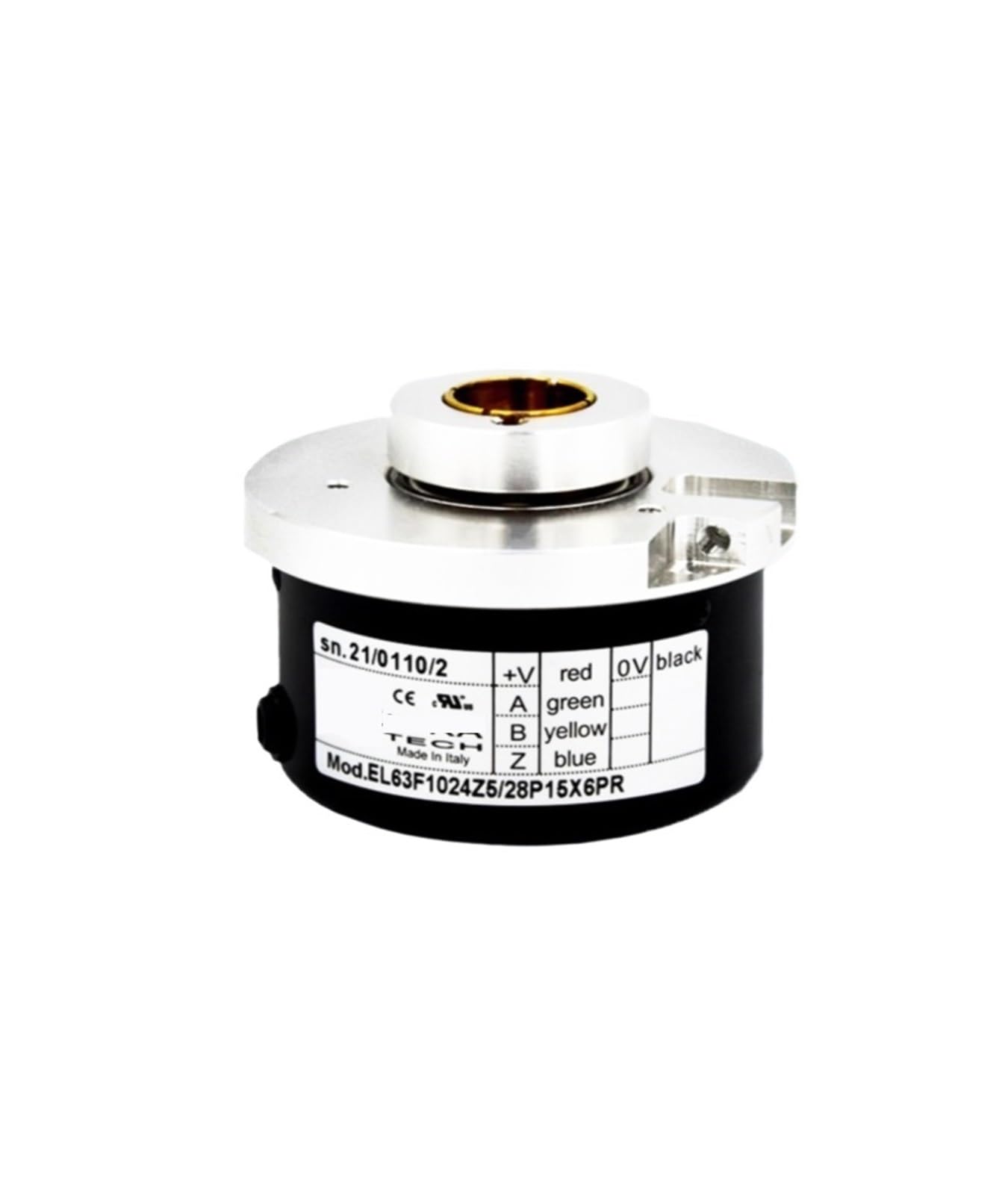 Encodeur EL63F1024Z5/28P15X6PR rotatif 1000 600 trou borgne pour automatisme