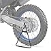 AnXin Motorcycle Stand Dirt Bike Stand Kickstand Universal for 80-500cc Supermoto Motocross Enduro Pit Bike - Black