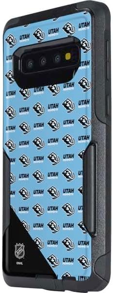 Skinit Decal Phone Skin Compatible with OtterBox Commuter Galaxy S10 Plus - Officially Licensed NHL Utah Mammoth Logo Pattern Design